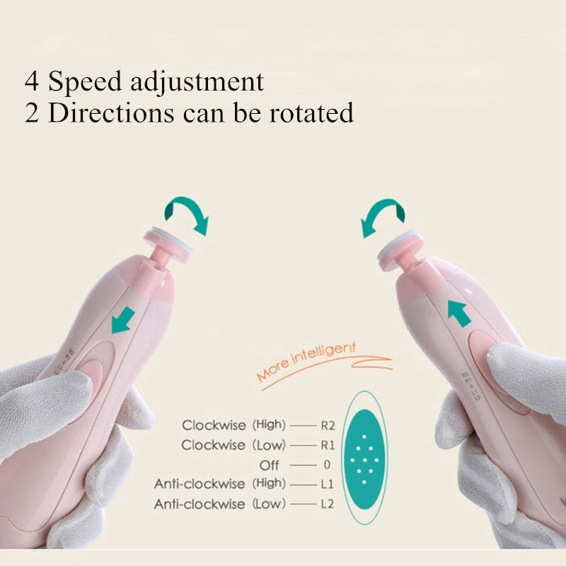 Anti-scratch Multifunctional Baby Electric Nail Trimmer