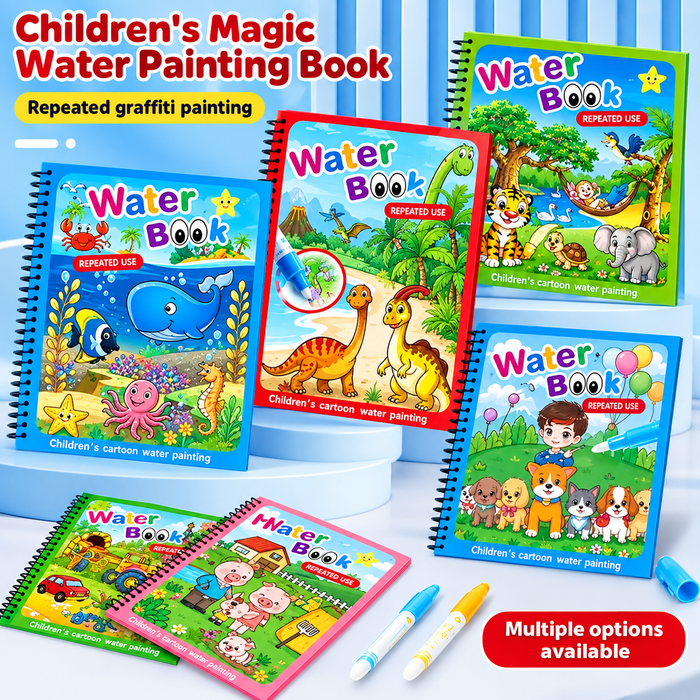 Magic Water Coloring Book