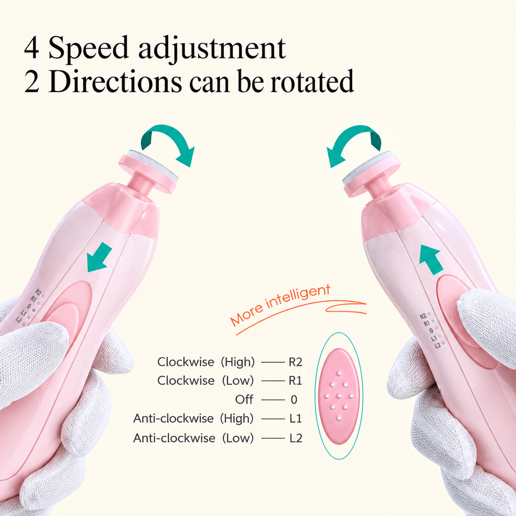 Baby Electric Nail Trimmer & Polisher