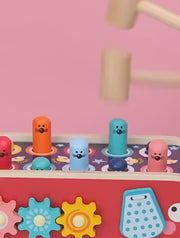 Children's Hands-on Percussion Toy Wooden Cartoon